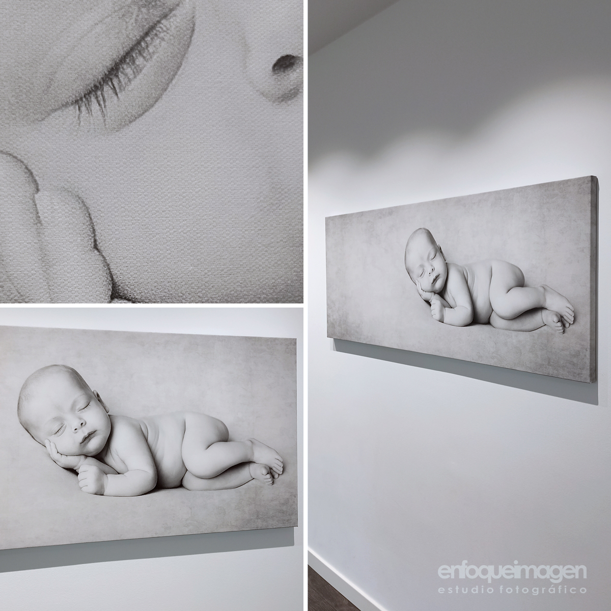 lienzo fotografía estudio artística, para decoración en pared